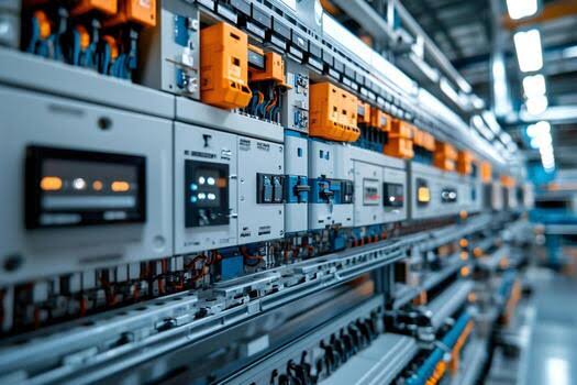 Electrical and automation panel at an aluminium plant