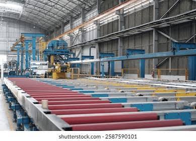 Aluminium rolling and extrusion line