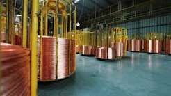 Wire drawing machine at a cable plant