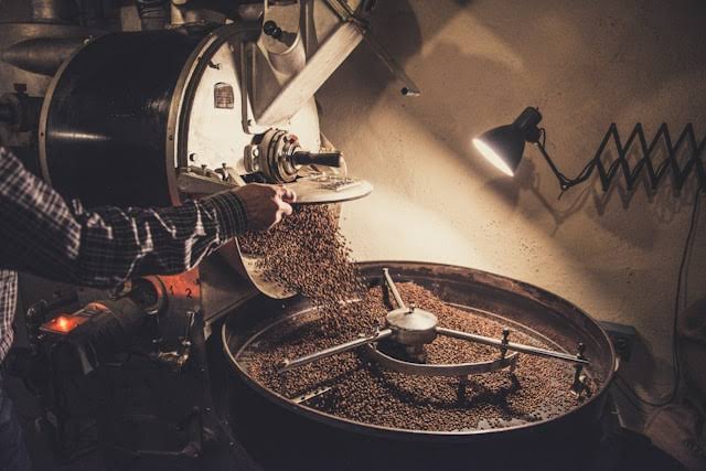 Mixing and blending equipment at a food processing plant