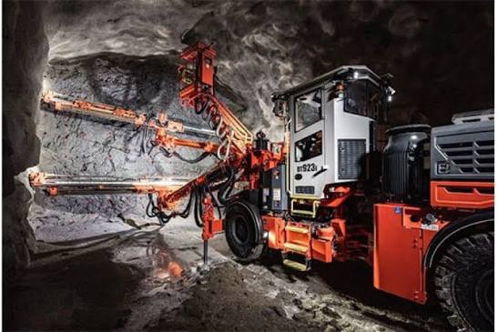 Hydraulic system on mining equipment
