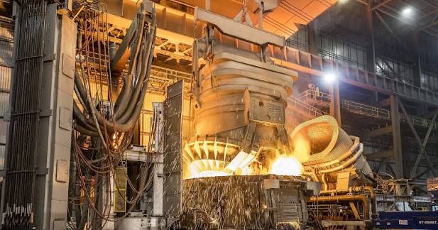 Electrical and automation panel at a steel plant