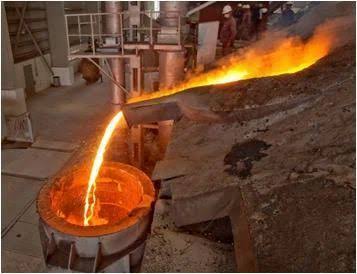 Electric arc furnace steel melting shop